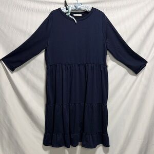 Reborn J Deep Blue Casual Dress
